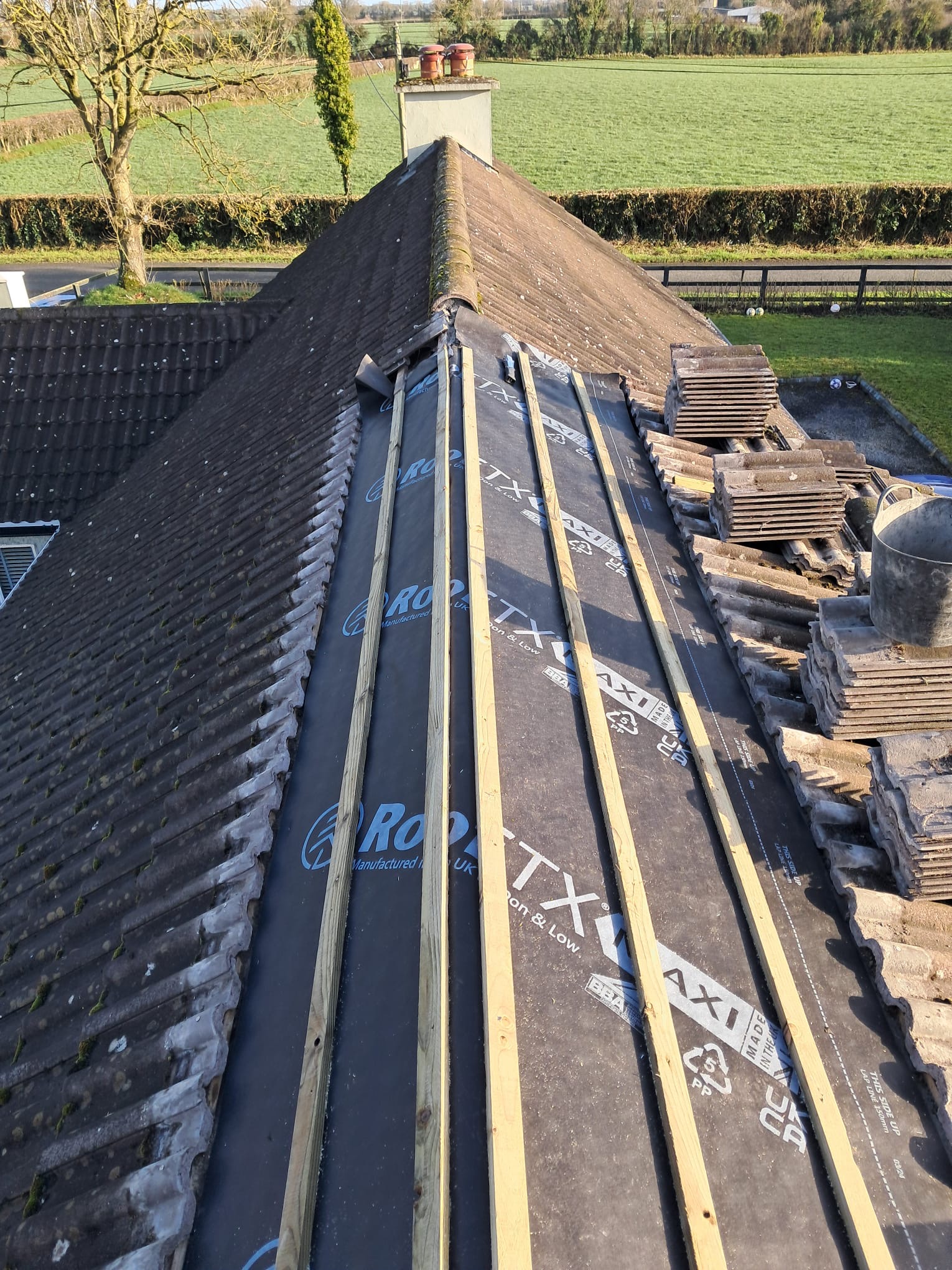 Roof Construction Process