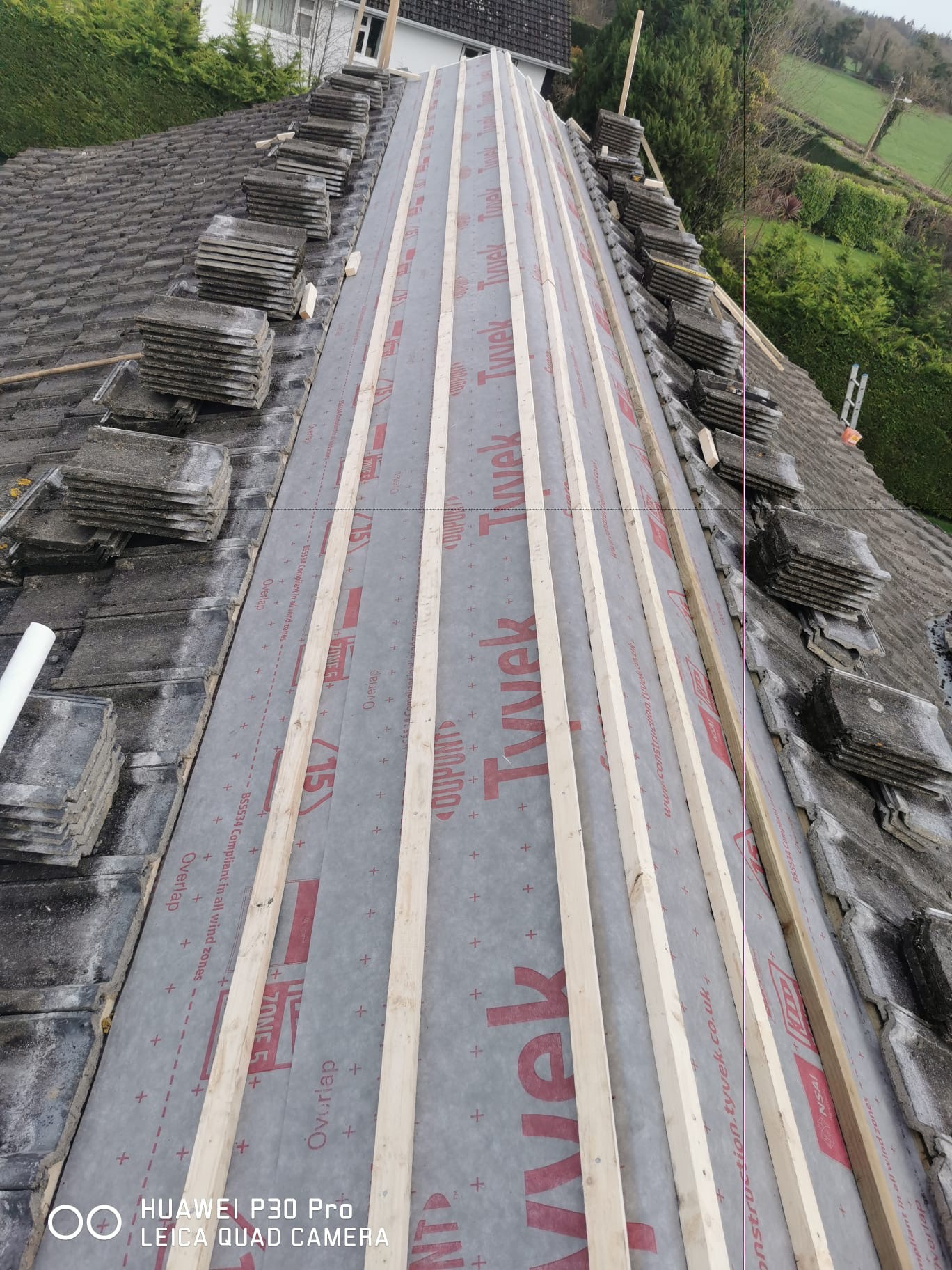 Felt and Batten Installation